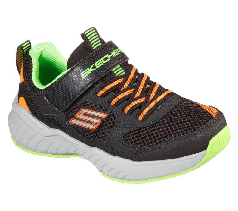 Skechers Power Sonic - Anorzo - Boys Sneakers Black/Grey [AU-OP4618]